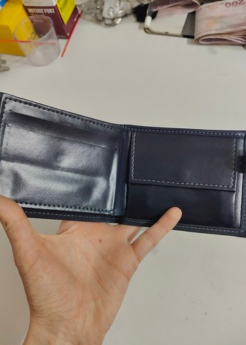 Lacivert Minimalist Erkek Cüzdanı-İmalattan Sıfır Ürün - Görsel 5