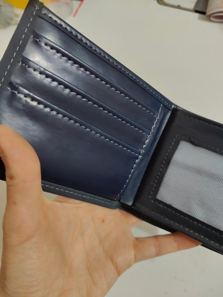 Lacivert Minimalist Erkek Cüzdanı-İmalattan Sıfır Ürün - Görsel 4