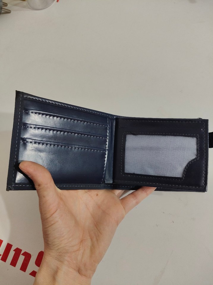 Lacivert Minimalist Erkek Cüzdanı-İmalattan Sıfır Ürün - Görsel 3