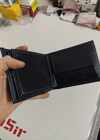 Lacivert Erkek Deri Cüzdan-İmalattan Sıfır Ürün - Görsel 5