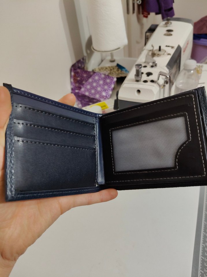 Lacivert Erkek Deri Cüzdan-İmalattan Sıfır Ürün - Görsel 3