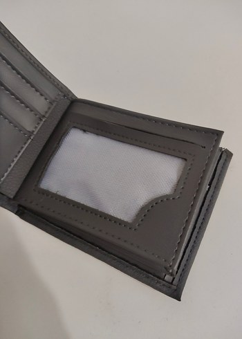 Gri Minimalist Erkek Cüzdan-İmalattan Sıfır Ürün - Görsel 2