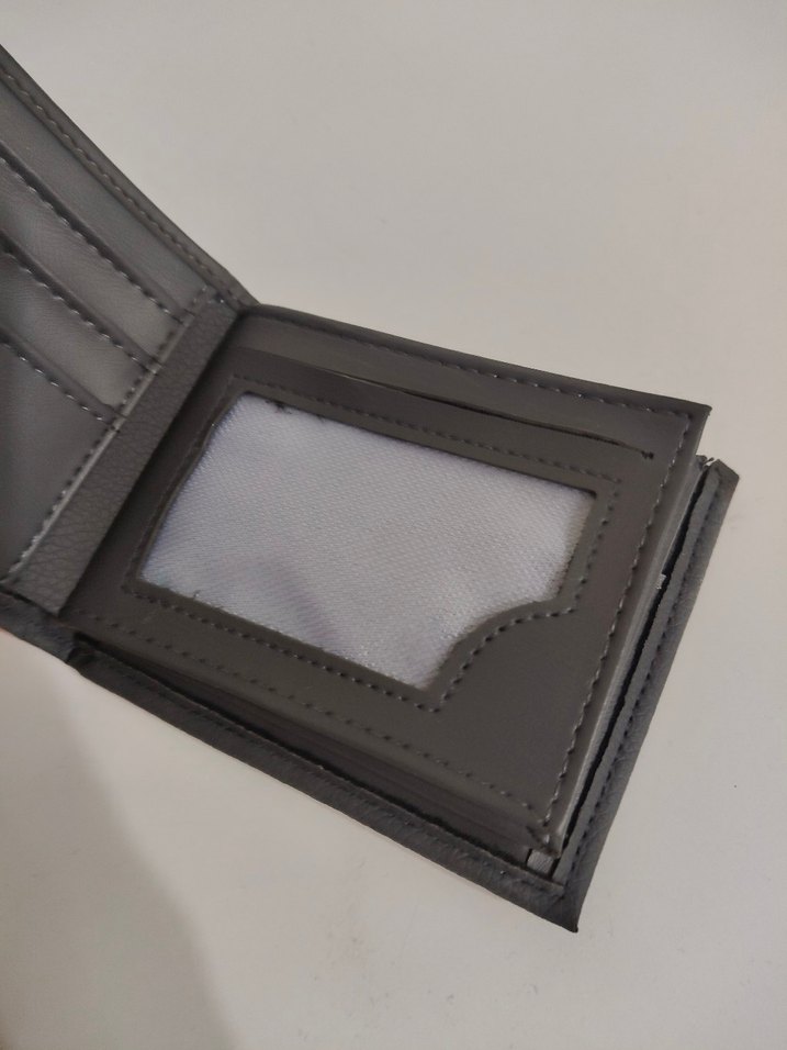 Gri Minimalist Erkek Cüzdan-İmalattan Sıfır Ürün - Görsel 2