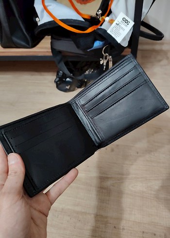 Siyah Minimalist Gerçek Deri Erkek Cüzdanı-İmalattan Sıfır Ürün - Görsel 3