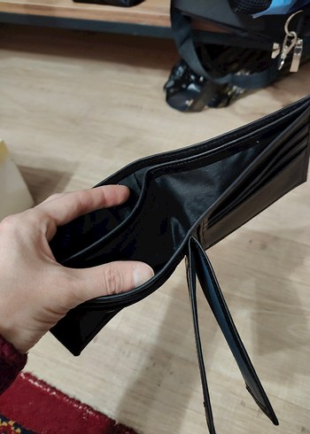 Siyah Minimalist Gerçek Deri Erkek Cüzdanı-İmalattan Sıfır Ürün - Görsel 6