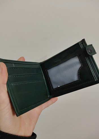 Yeşil Minimalist Erkek Cüzdan-
İmalattan Sıfır Ürün - Görsel 3