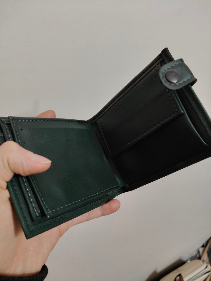 Yeşil Minimalist Erkek Cüzdan-
İmalattan Sıfır Ürün - Görsel 4