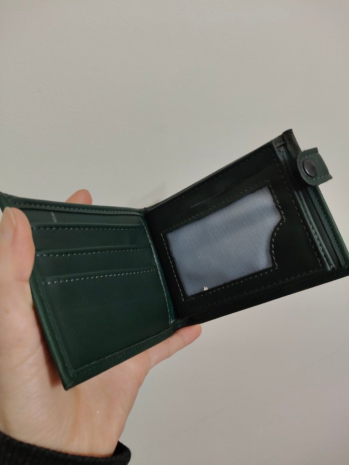 Yeşil Minimalist Erkek Cüzdan-
İmalattan Sıfır Ürün - Görsel 3