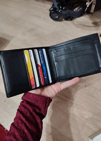 Siyah Minimalist Gerçek DeriErkek Cüzdanı-İmalattan Sıfır Ürün - Görsel 2