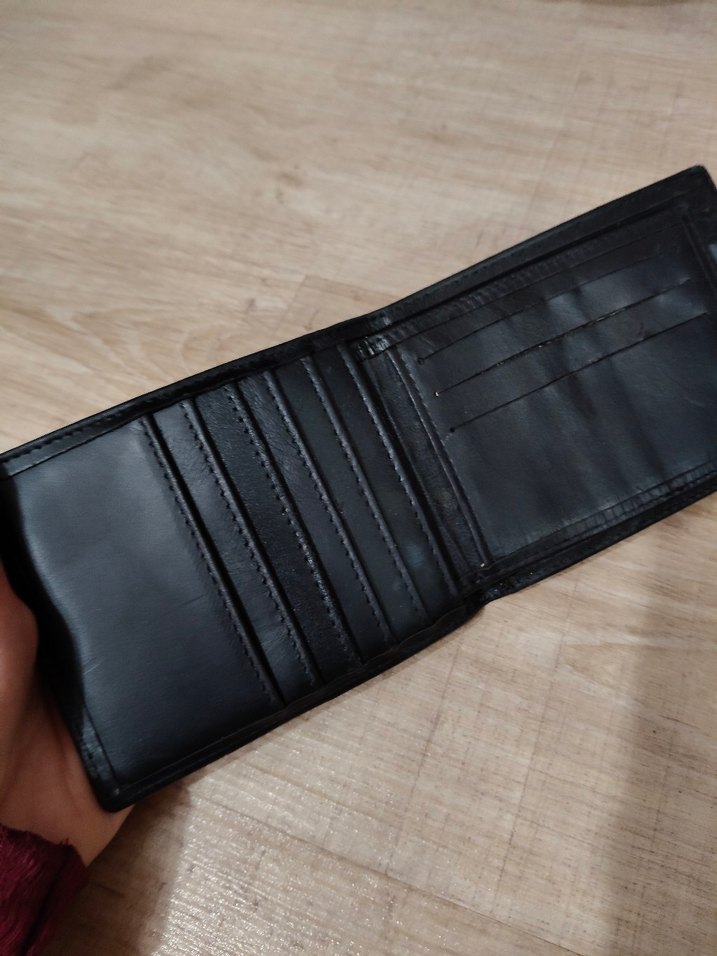 Siyah Minimalist Gerçek DeriErkek Cüzdanı-İmalattan Sıfır Ürün - Görsel 4