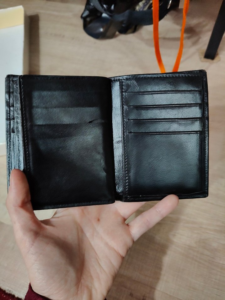 Sade Siyah Gerçek Deri Erkek Cüzdanı-İmalattan Sıfır Ürün - Görsel 3
