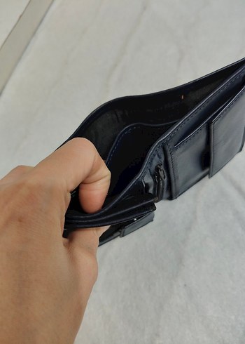 Lacivert Gerçek Deri Erkek Cüzdan-İmalattan Sıfır Ürün - Görsel 6