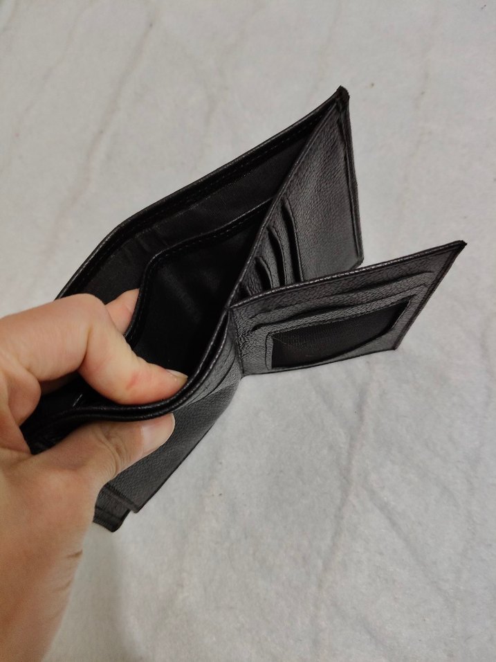 Siyah Düz Gerçek Deri Erkek Cüzdanı-
İmalattan Sıfır Ürün - Görsel 5