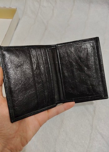 Siyah Minimalist Gerçek Deri Erkek Cüzdanı-
İmalattan Sıfır Ürün - Görsel 2