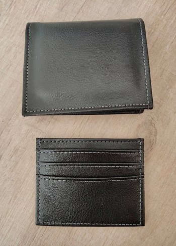 Düz Siyah Erkek Cüzdan ve Kartlık Seti-
İmalattan Sıfır Ürün - Görsel 4