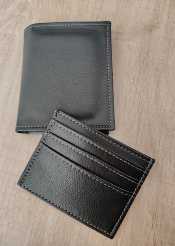 Düz Siyah Erkek Cüzdan ve Kartlık Seti-
İmalattan Sıfır Ürün - Görsel 3