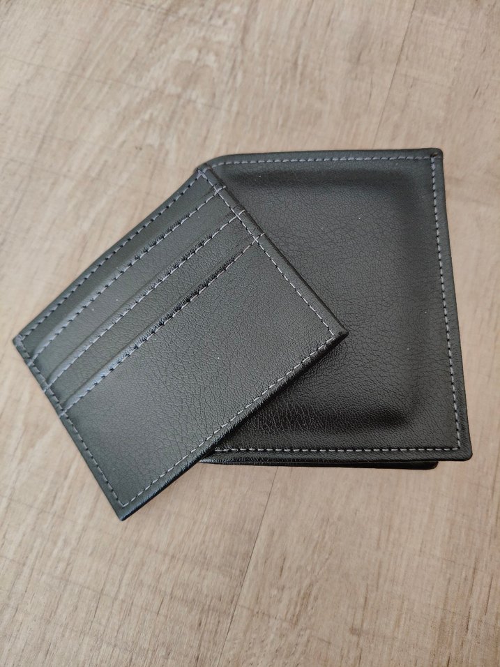 Düz Siyah Erkek Cüzdan ve Kartlık Seti-
İmalattan Sıfır Ürün - Görsel 2