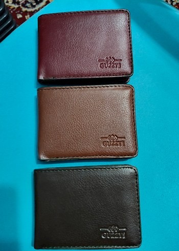 Parlak Bordo Minimalist Erkek Cüzdanı - Görsel 6