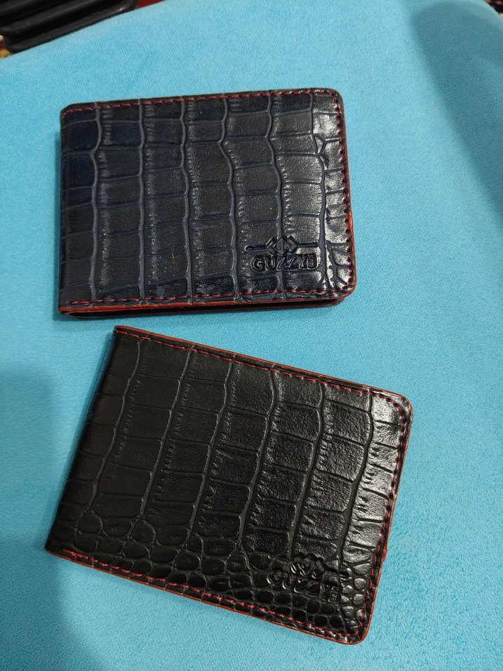 Lacivert Desenli Erkek Cüzdan - Görsel 5