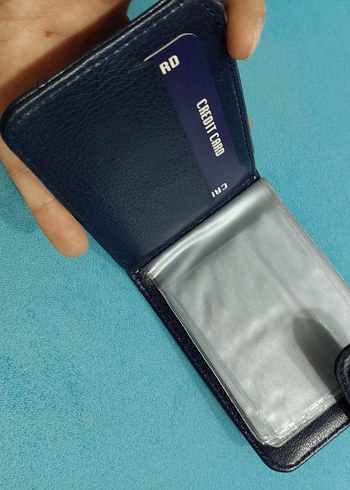 Lacivert Erkek Cüzdan/Kartlık - Görsel 3