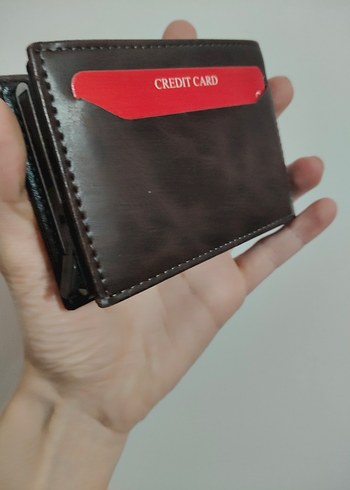 Kahverengi Mekanizmalı Erkek Cüzdanı- İmalattan Sıfır Ürün - Görsel 3