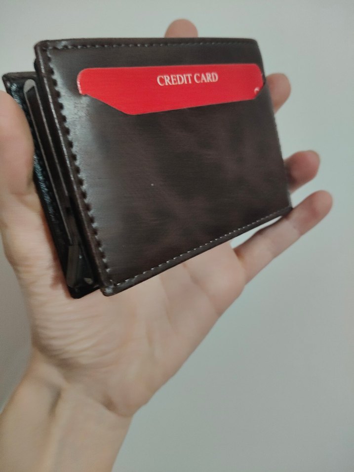 Kahverengi Mekanizmalı Erkek Cüzdanı- İmalattan Sıfır Ürün - Görsel 3