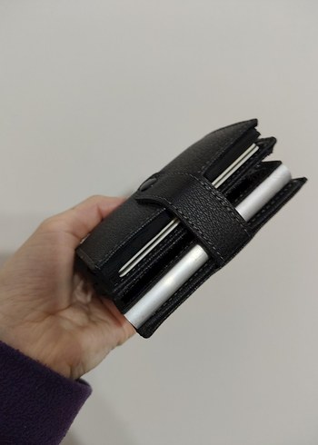 Mekanizmalı/Akardion kartlıklı Unısex Cüzdan-İmalattan Sıfır - Görsel 4