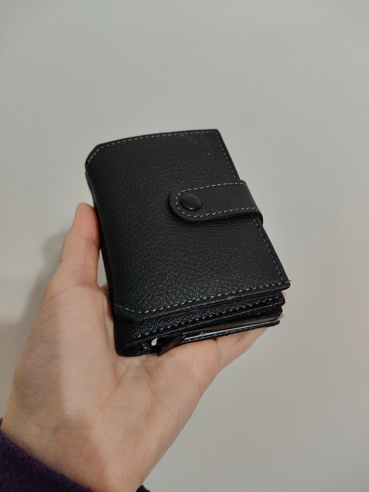 Mekanizmalı/Akardion kartlıklı Unısex Cüzdan-İmalattan Sıfır - Görsel 2