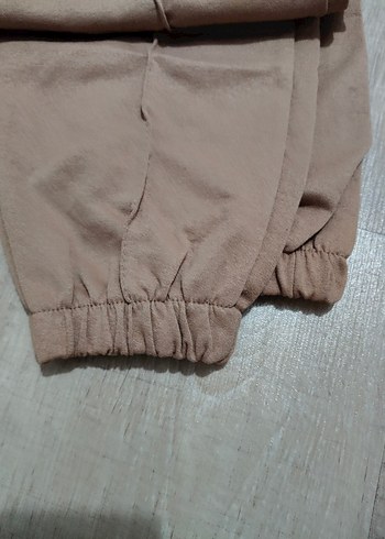 Bej Kadın Rahat Kesim Eşofman Altı - Görsel 5