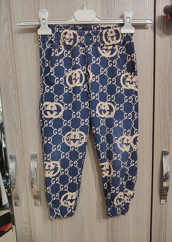Gucci Monogramli Lacivert Cocuk Esofman Alti