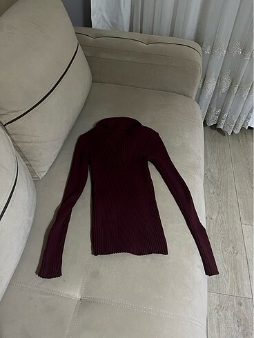 s Beden bordo Renk Triko