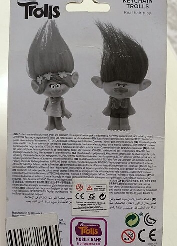 TROLLS BÜYÜK BOY ANAHTARLIK