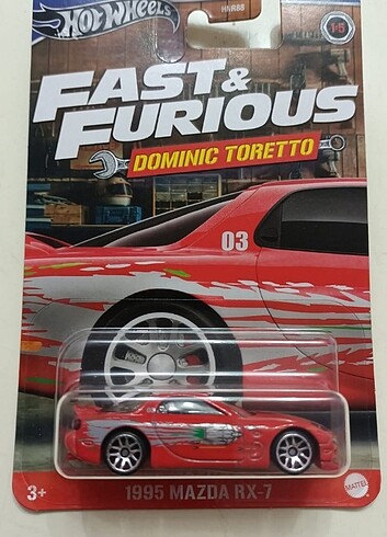 HOTWHEELS DOMİNİC TORETTO 1995 MAZDA RX-7 - Görsel 3