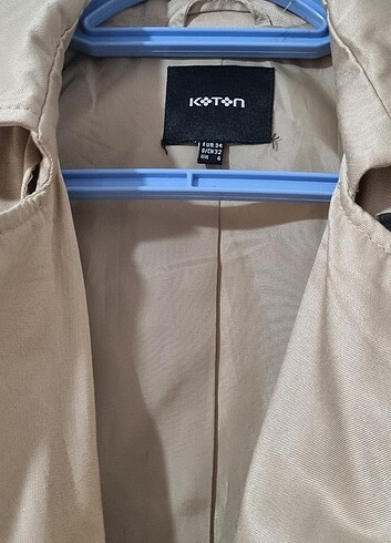 34 Beden camel Renk Trenckot
