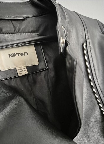 xs Beden Koton Deri Ceket 