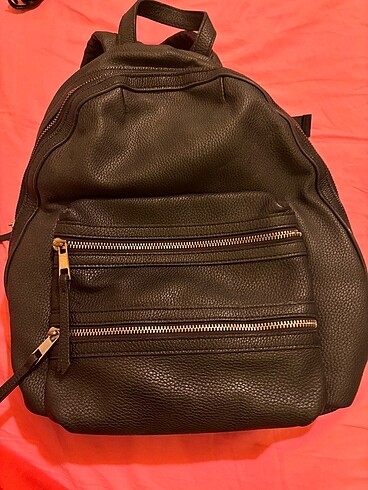  Beden siyah Renk Stradivarius sırt çantası