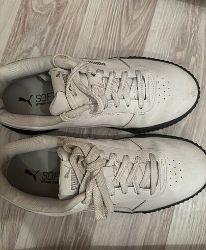 38 Beden beyaz Renk Puma Carina L 37032517 Ayakkabı