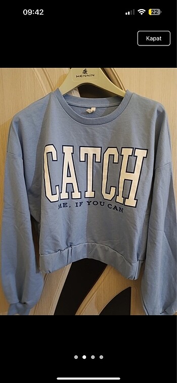 Defacto Mavi Sweatshirt