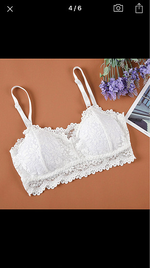 Oysho Beyaz bralet