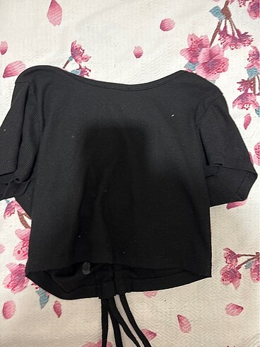 s Beden SİYAH AYARLANABİLR CROP