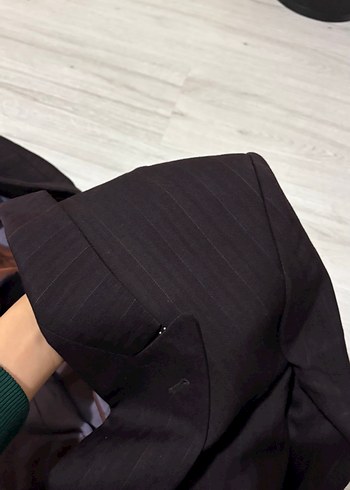 Klasik Vatkalı Kahverengi Erkek Takım Ceketi - Görsel 8