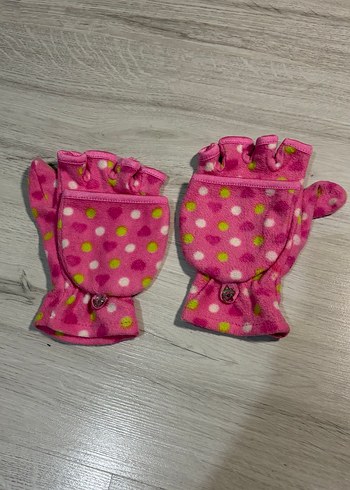 Renkli Puanlı Kız Çocuk Eldiveni - Görsel 2