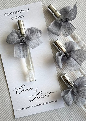 Bordo Saten Kurdeleli kına nisan nikah hediyelikleri - Görsel 3