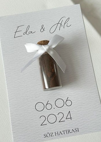 Boncuklu Beyaz Bohem Nikah Hediyesi - Görsel 5