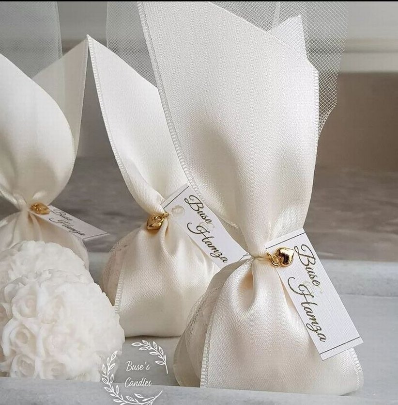 Boncuklu Beyaz Bohem Nikah Hediyesi - Görsel 2