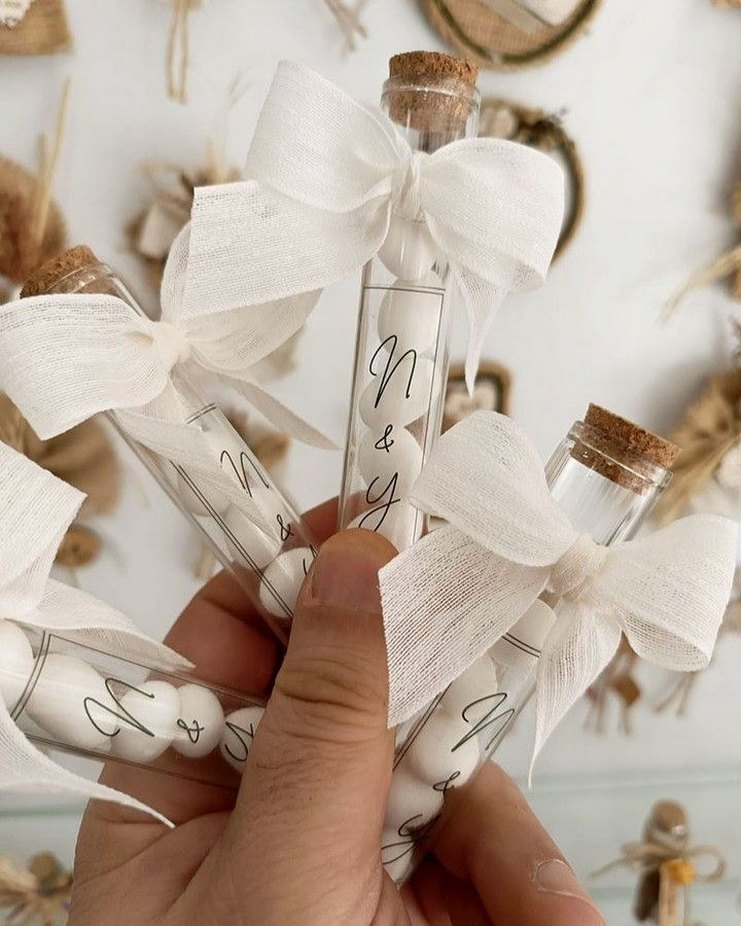 Boncuklu Beyaz Bohem Nikah Hediyesi - Görsel 4