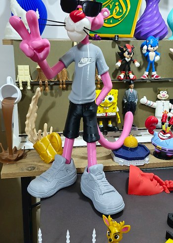 Beden pembe panter 50cm