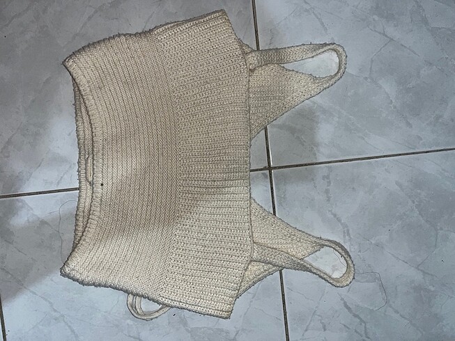 Diğer Bej askılı crop