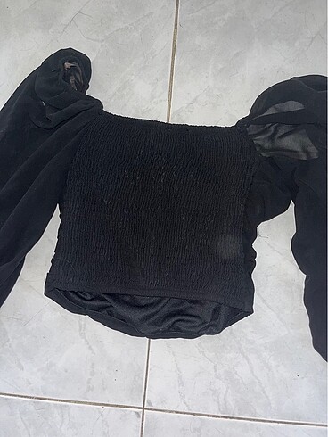 s Beden siyah Renk Siyah Crop