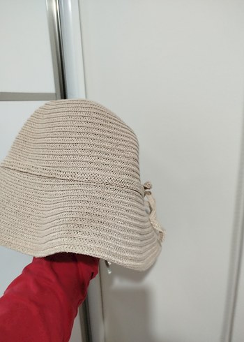 Bej Örgü Kadın Şık Şapka - Görsel 2